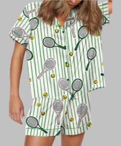Wimbledon Tennis Satin Pajama Set