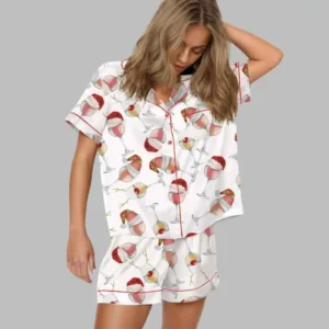 Wine Holiday Pajama Set