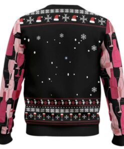 Alternative view of Wine Red Christmas Ugly Christmas Sweater