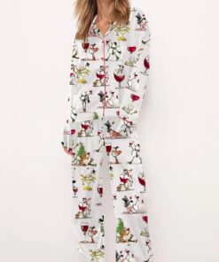 Winey Snowman Pajama Set