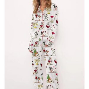 Winey Snowman Pajama Set