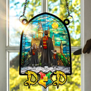 Wizard Dad Suncatcher Ornament - Personalized Gifts For Dad 02HULU270325TM