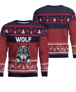 Wolf Ugly Christmas Sweater