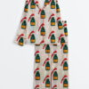 Women's All I Want For Christmas Is Veuve Christmas Champagne Long Sleeve Satin Pajamas Set