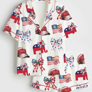 Women's America 45 47 Satin Pajama Set