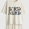 Womenâ€™s Bird Nerd Short Sleeve Pajama Set