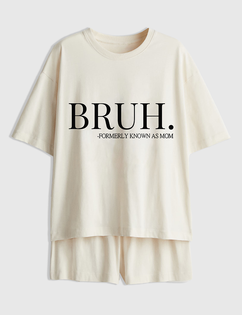 Women's Bruh Formerly Known As Mom Short Sleeve Pajama Set