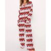 Women's Can Can Santa Pajama Set