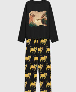 Women's Cats Can't Go To Heaven Long Sleeve Pajama Set