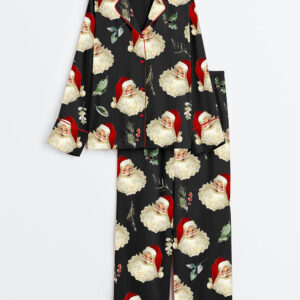 Alternative view of Women's Christmas Santa Long Sleeve Pajamas Set