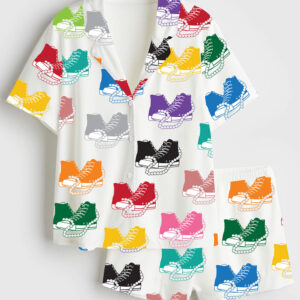 Women's Chucks And Pearls Pajamas Set