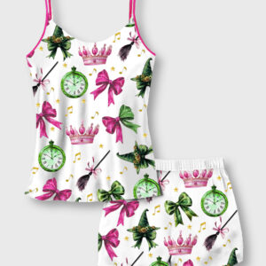 Women's Coquette Wicked Camisole Satin Pajama Set