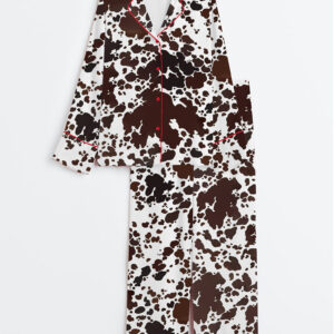 Women's Cowgirl Envy Long Sleeve Satin Pajama Set