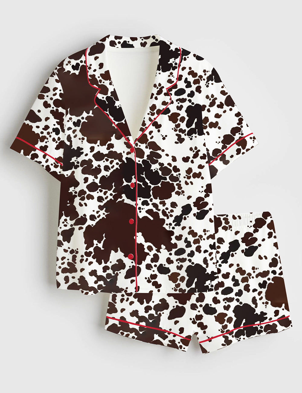 Women's Cowgirl Envy Short Sleeve Satin Pajama Set