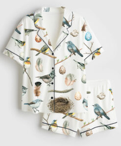 Women's Cute Birds Pajama Set