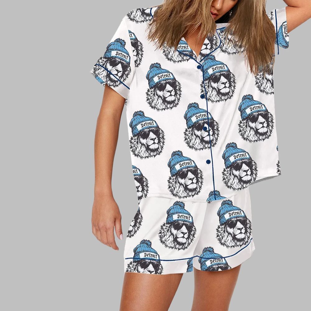 Women's Detroit Football Pajama Set - Image 2