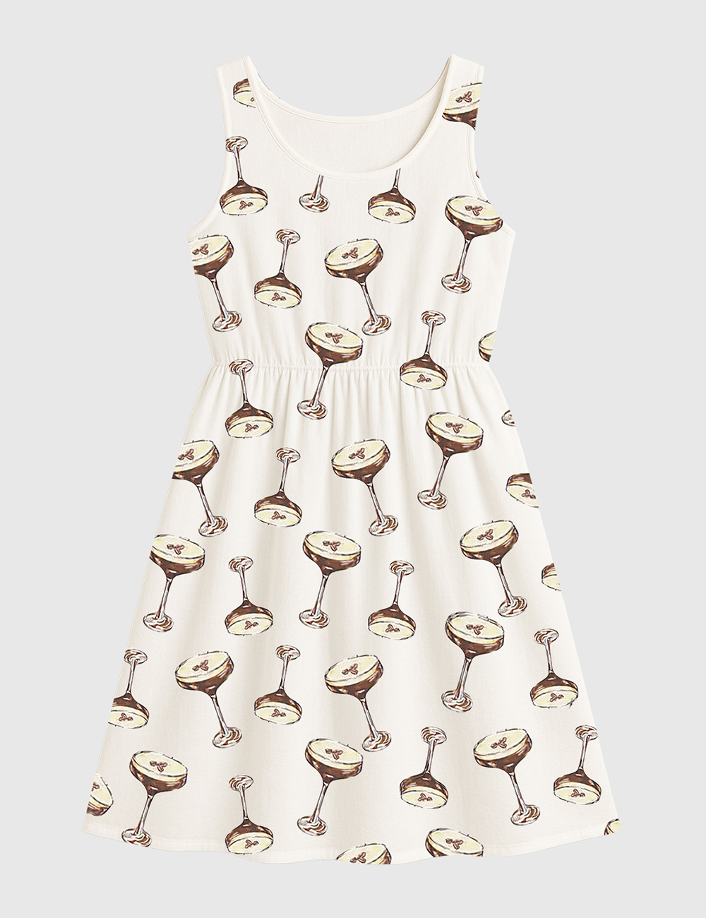 Women's Espresso Martini Sleeveless Dress
