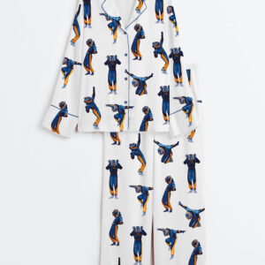 Womenâ€™s Fernando Alonso Celebration Pose Formula One Fans Long Sleeve Satin Pajama Set