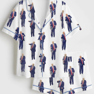 Alternative view of Women's Fight America Pajamas Set