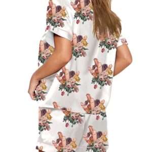 Alternative view of Womens Flowers Pajama Set