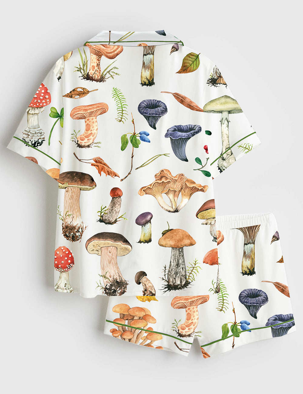 Women's Forest Mushrooms Pajama Set - Image 2