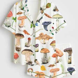 Women's Forest Mushrooms Pajamas Set