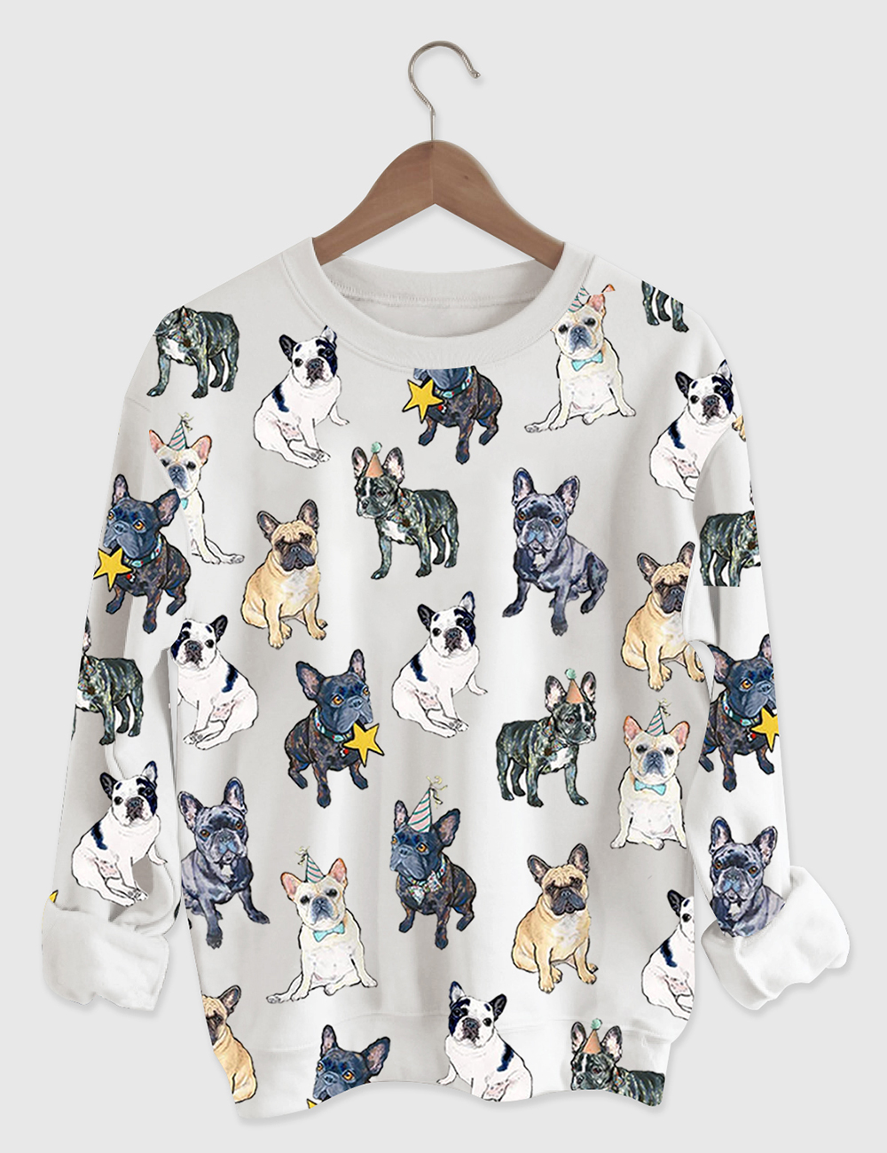 Women's French Bulldog Long Sleeve Shirt