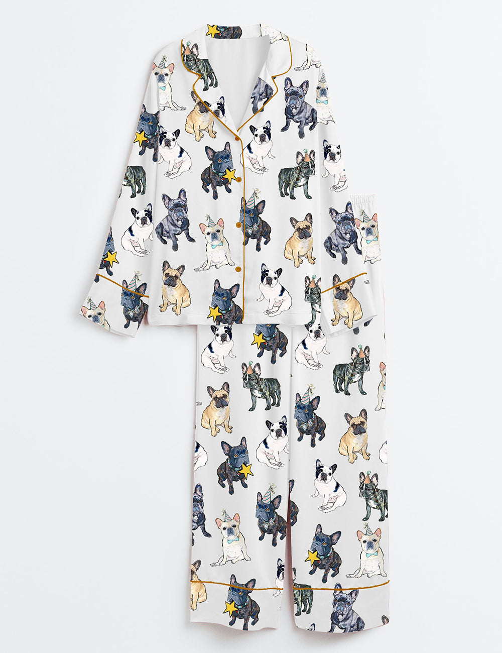 Women's French Bulldog Pajama Set