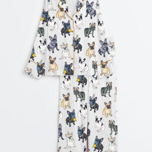 Women's French Bulldog Pajamas Set