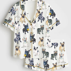 Women's French Bulldog Pajamas Set