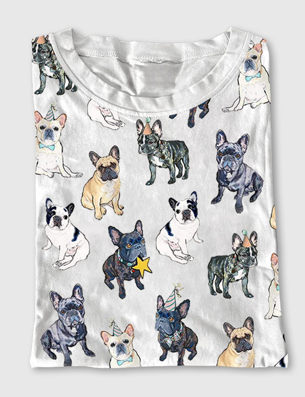Women's French Bulldog Short Sleeve T-Shirt