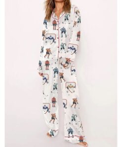 Alternative view of Women's Hockey Player Pajama Set