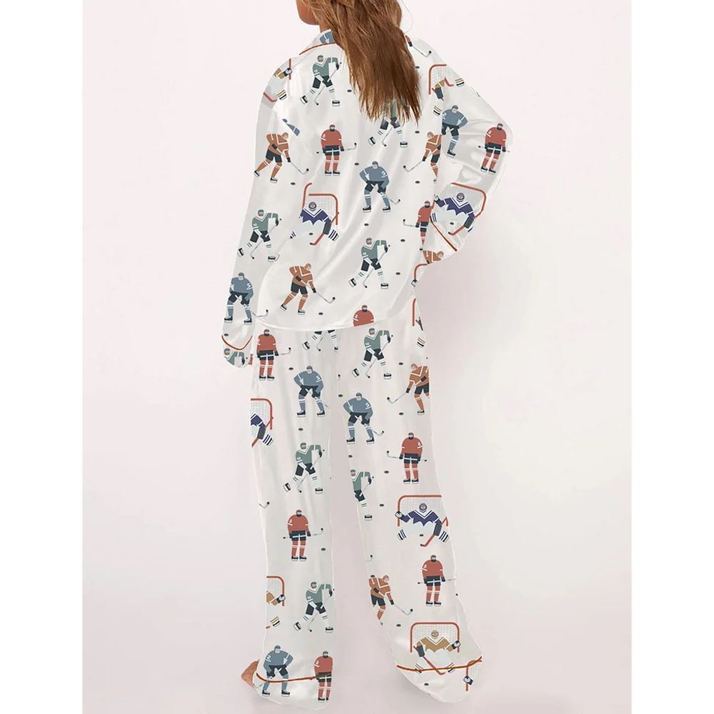 Women's Hockey Player Pajama Set - Image 3