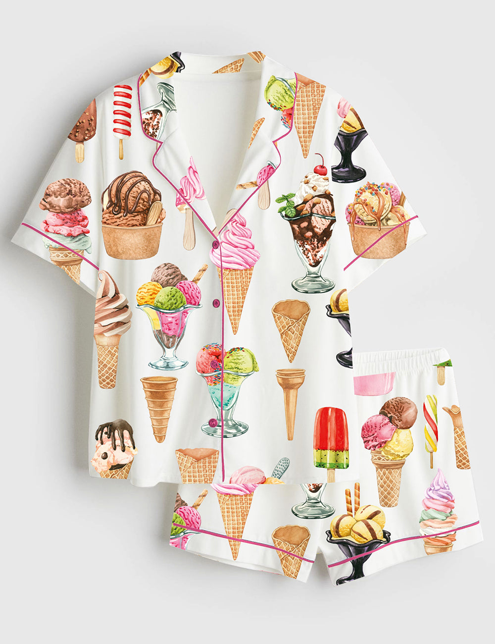 Women's Ice Cream Pajama Set