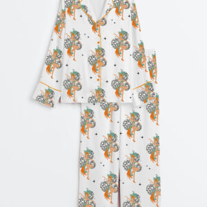 Women's In My Showgirl Era Showgirl Party Long Sleeve Satin Pajamas Set