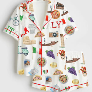 Women's Italy Roma Travel Pajama Set