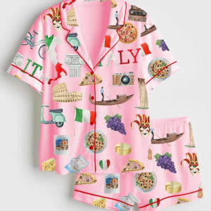 Alternative view of Women's Italy Roma Travel Pajamas Set