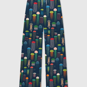 Womenâ€™s Just Jellies Jellyfish Sea World Tie Pants