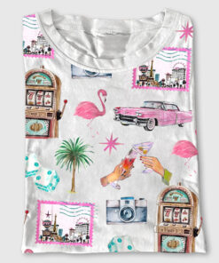 Women's Las Vegas Bachelorette Cocktail Club Girls Trip Country Club Short Sleeve T-Shirt