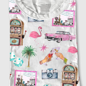 Womenâ€™s Las Vegas Bachelorette Cocktail Club Girls Trip Country Club Short Sleeve T-Shirt