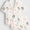 Women's Life On The Farm Short Sleeve Satin Pajama Set