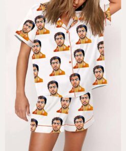 Women's Luigi Mangione Print Pajama Set