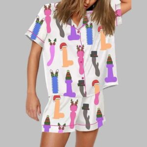Women's Penis Christmas Pajama Set