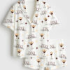 Womenâ€™s Tini Bit Older Dirty Martini Lover Tini Time Bachelorette Party Print Short Sleeve Satin Pajama Set