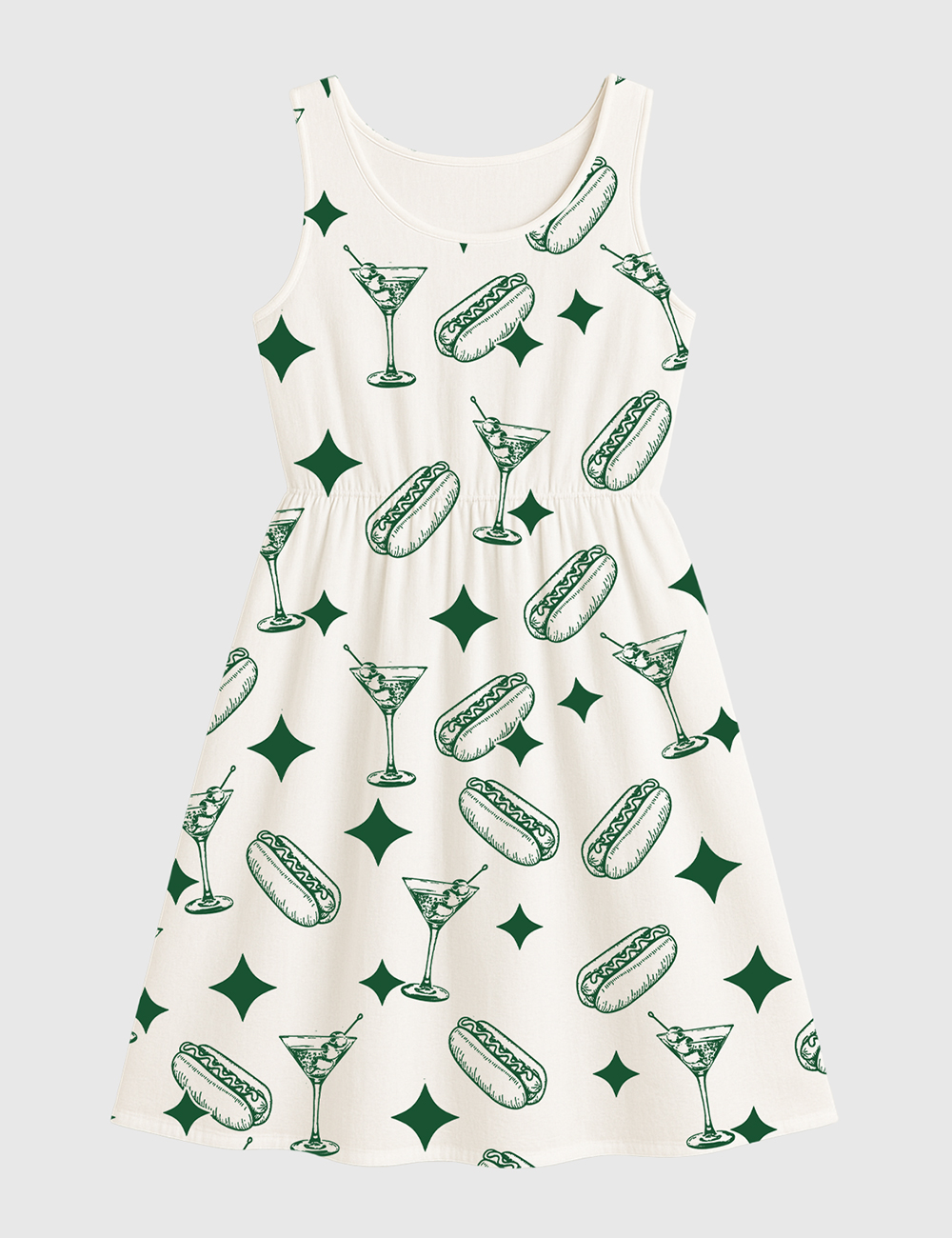 Womenâ€™s Tinis And Weenies Dirty Martini Party Sleeveless Dress