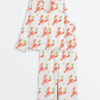 Women's Trendy Lobster And Dirty Martini Fisherman Aesthetic Vintage Coastal Long Sleeve Satin Pajamas Set