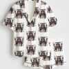 Women's Unhinged and Feral Racoon Short Sleeve Satin Pajama Set