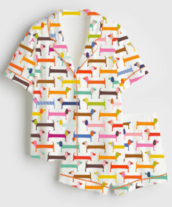 Women's Watercolor Dachshund Pajama Set