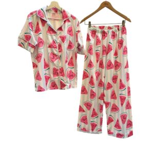Alternative view of Women's Watermelon Pajama Set