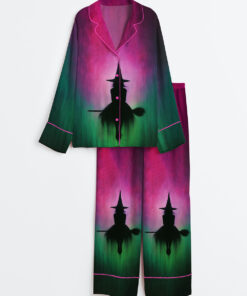 Women's Wicked Changed For Good Long Sleeve Satin Pajama Set